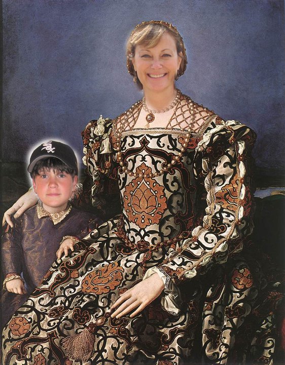 Eleonora de’ Medici painted by Bronzino: Posso prendere in prestito il tuo vestito?