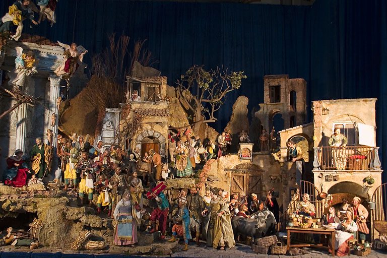 Presepe nativity scene – Italian traditions American traditions