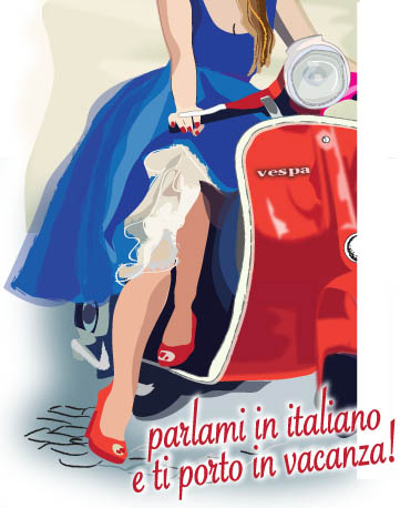 Dammi una vespa e ti porto in vacanza! Music by Italian music group Lunapop