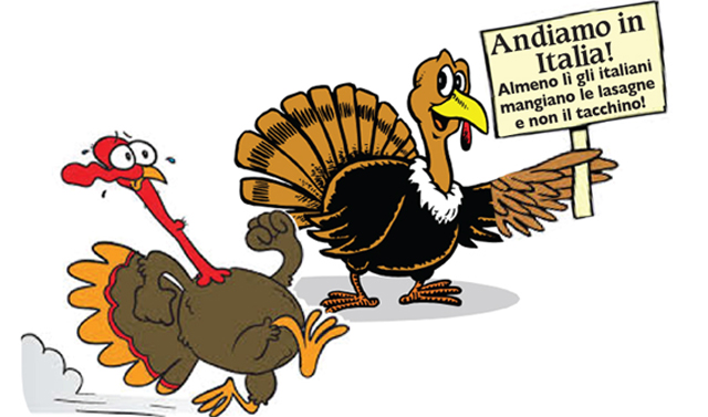 Giorno del tacchino in America! Turkey Day: Thanksgiving – Ringraziamento