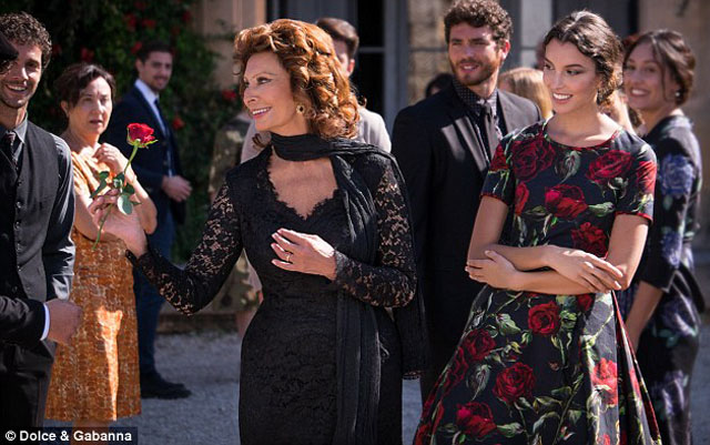Una rosa per Sophia Loren – Dolce & Gabbana TV spot Excelsa