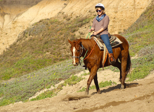 Andare a Cavallo – Riding a horse at the beach and useful horse lingo Youtube Video
