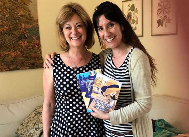 Isabella awakens in Italy: Presenting my novels set in Italy in Italy!