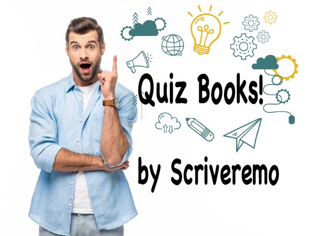 Playing around in Italian! Scriveremo Puzzle Quiz books to strengthen your Italian vocabulary.