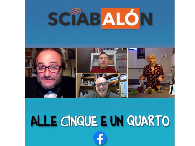 SCiABALÓN – Live streaming Italian Facebook show hosted by Enzo Ferraro and Marcello Bernini.