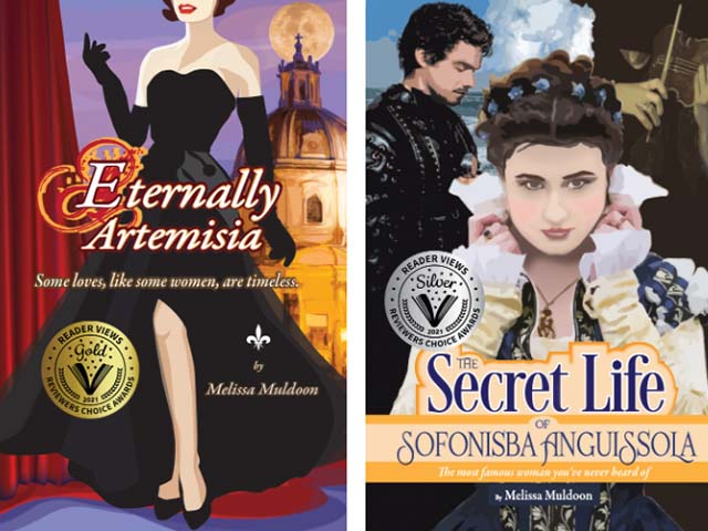 Gold and Silver Awards for Artemisia and Sofonisba — my novels set in Italy.