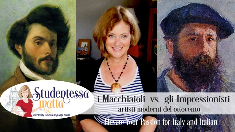 Video chat about the Italian  Macchiaioli and the French Impressionists Youtube Video