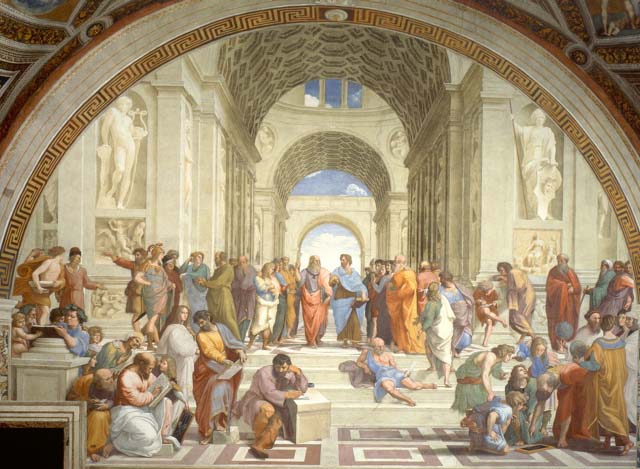 Raphael-Rafaello-School-Athens-Scuola-Atene-curiosities-rivalries