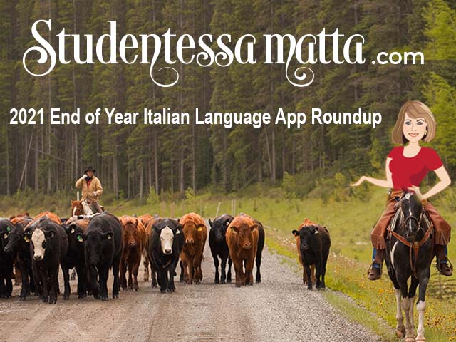 2021 End of Year Italian Language App Roundup