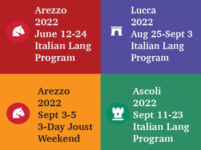 Join me in Italy in 2022! Small Group Italian Language Programs￼