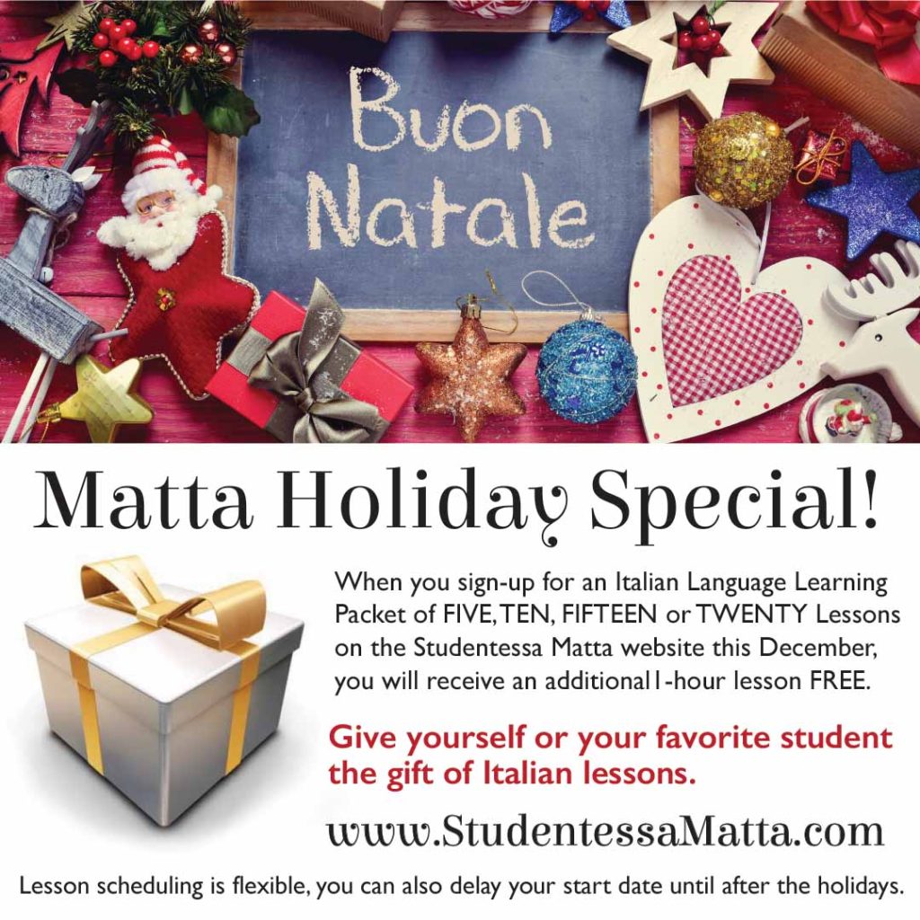 StudentessaMatta-Italian-Language-Lessons-Conversation-Practice-holiday-offer