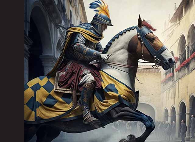 giostra-Saracino-Arezzo-Cavalier-Medieval-Joust-Festival-Arezzo-Dante-Inno-Disfida-Buratto-Italy-Culture-Learn-Italian-Studentessa-Matta-Immersion-Programs