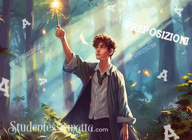 The magical wizarding world of Italian prepositions: Matta Set Number 6