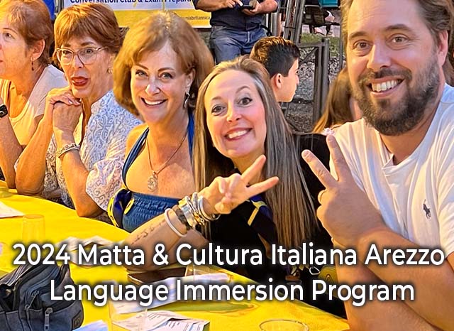 Announcing the 2024 Matta & Cultura Italiana Arezzo Italian Language Program