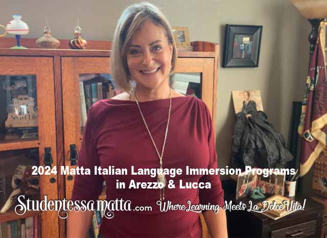 2024 Matta Video message re: Italian language programs in Arezzo & Lucca