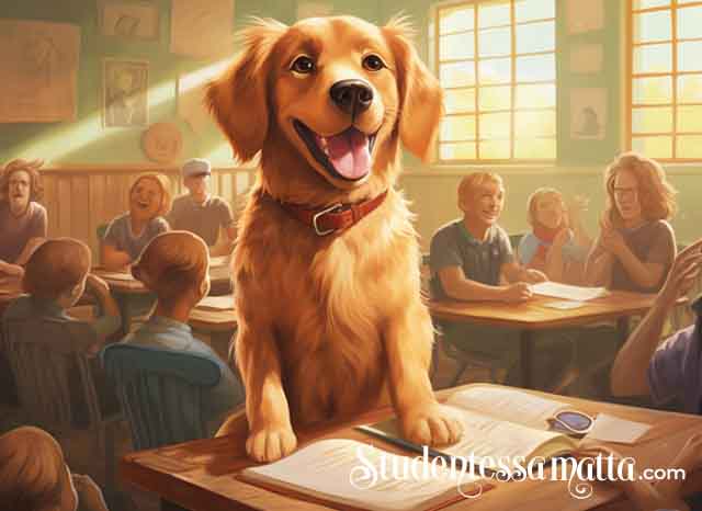 italian-teacher-brings-puppy-to-school-mascot-florence-firenze-istituto-tecnico-marco-polo-animal-assisted-learning