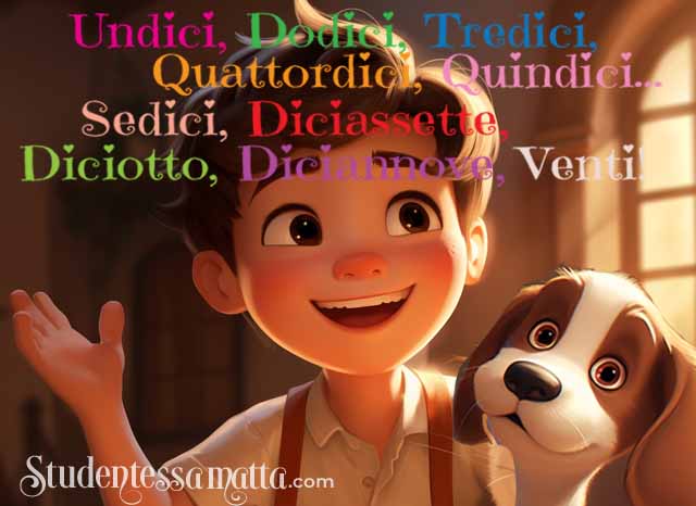 sofia-la-piccola-studentessa-matta-moka-beagle-teach-basic-italian-numbers-colors-adjectives