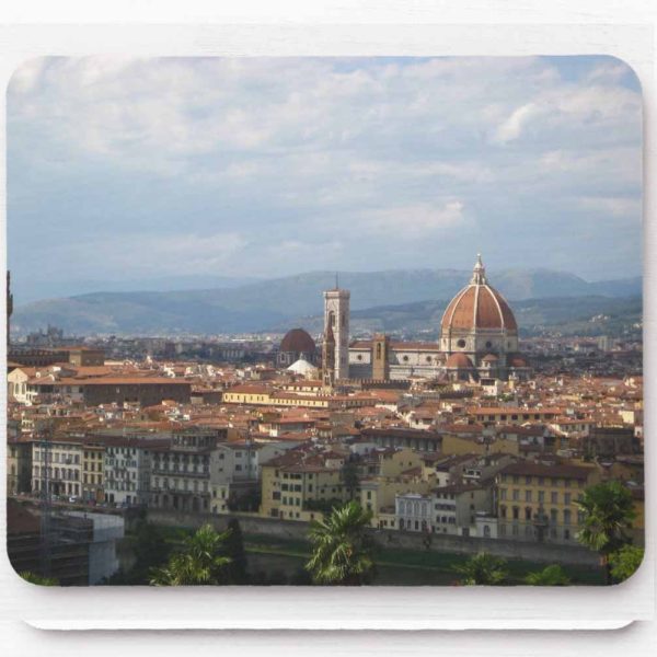 Firenze: Cityscape — View from Piazza Michelangelo Mouse Pad