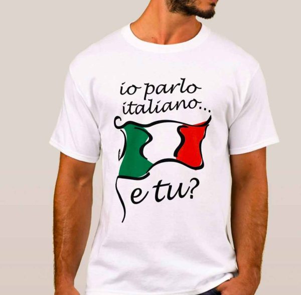 Io Parlo Italiano e tu? Men’s T Shirt