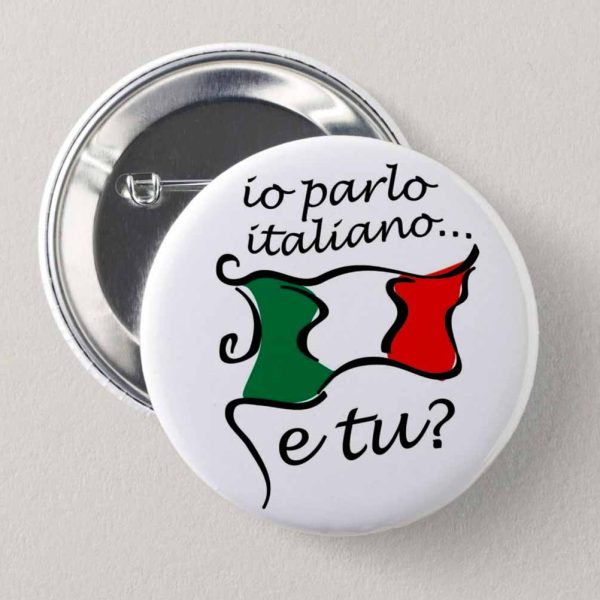 Io Parlo Italiano e tu? Button