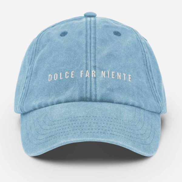 Italian Vintage Hat - Dolce Far Niente