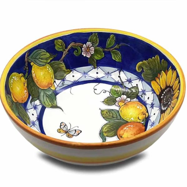 Italian Dinnerware Pasta Bowl - Hand painted Made in Italy
