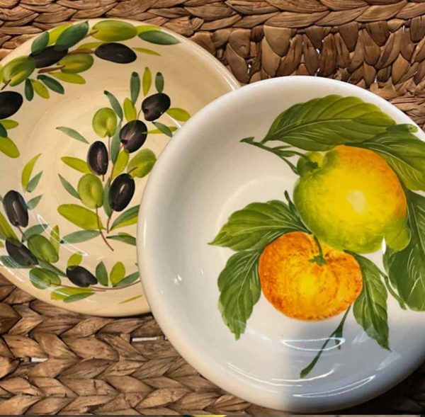 Round Individual Pasta Plates