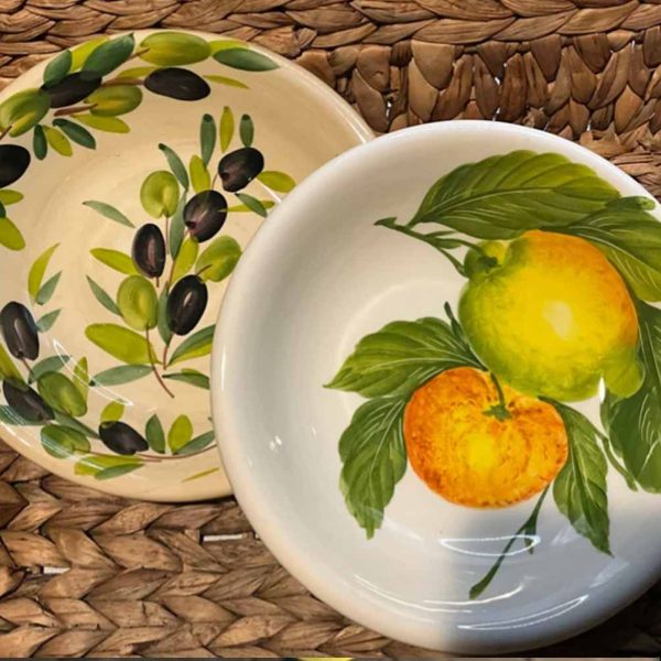 Round Individual Pasta Plates