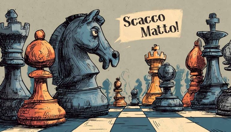Scacco Matto! Learn Italian Through Chess, Card Games & Fun Vocabulary