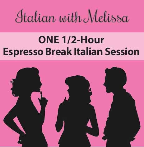 ONE Half-Hour Espresso Break Italian Sessions